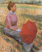 Lady in a Meadow Federico zandomeneghi